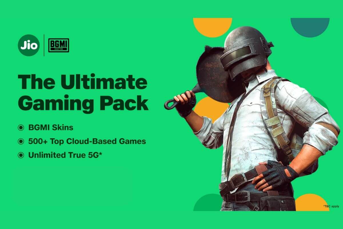 Jio Partners With Krafton India to Launch Mobile Gaming Pack, Targeting BGMI Players