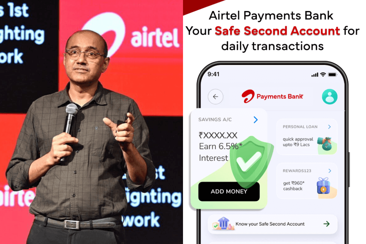 bharti airtel immediate shift safe second account