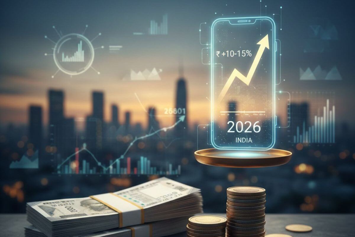 Os preços dos smartphones na Índia podem subir mais 10-15 por cento em 2026 Os preços dos smartphones na Índia podem subir mais 10-15 por cento em 2026