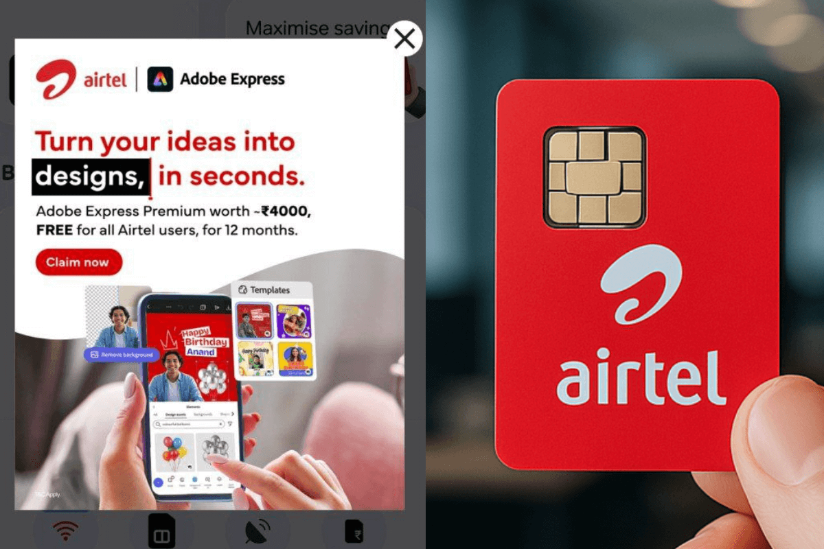 airtel rolls out free adobe express premium