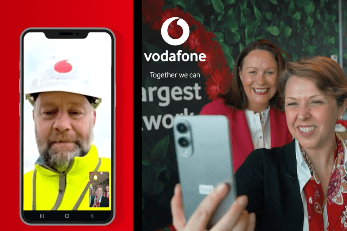 vodafone video call no network exists using satellite