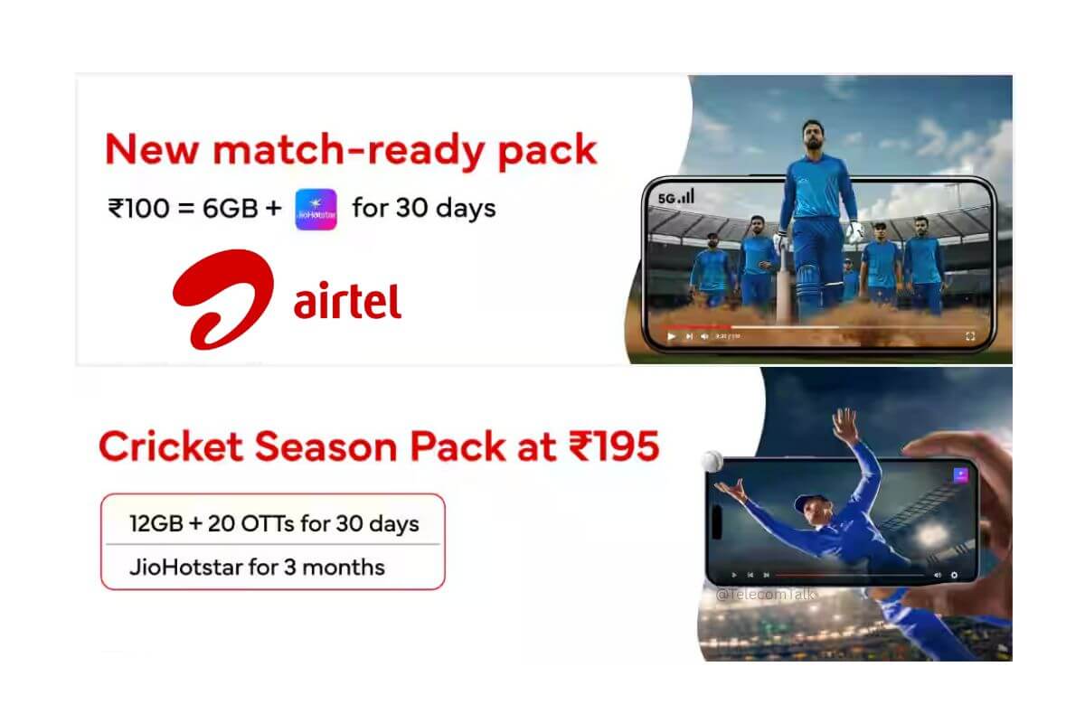 Breaking: Airtel Select Prepaid Plans Now Come With a Free Rs 195 Data Pack Coupon