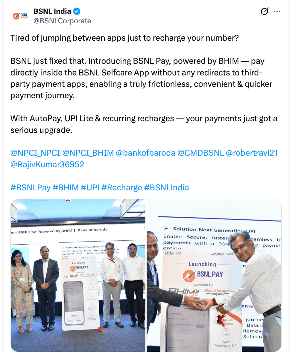bsnl pay live