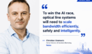 Winning the AI Race With Scalable Intelligent Optical Line Systems