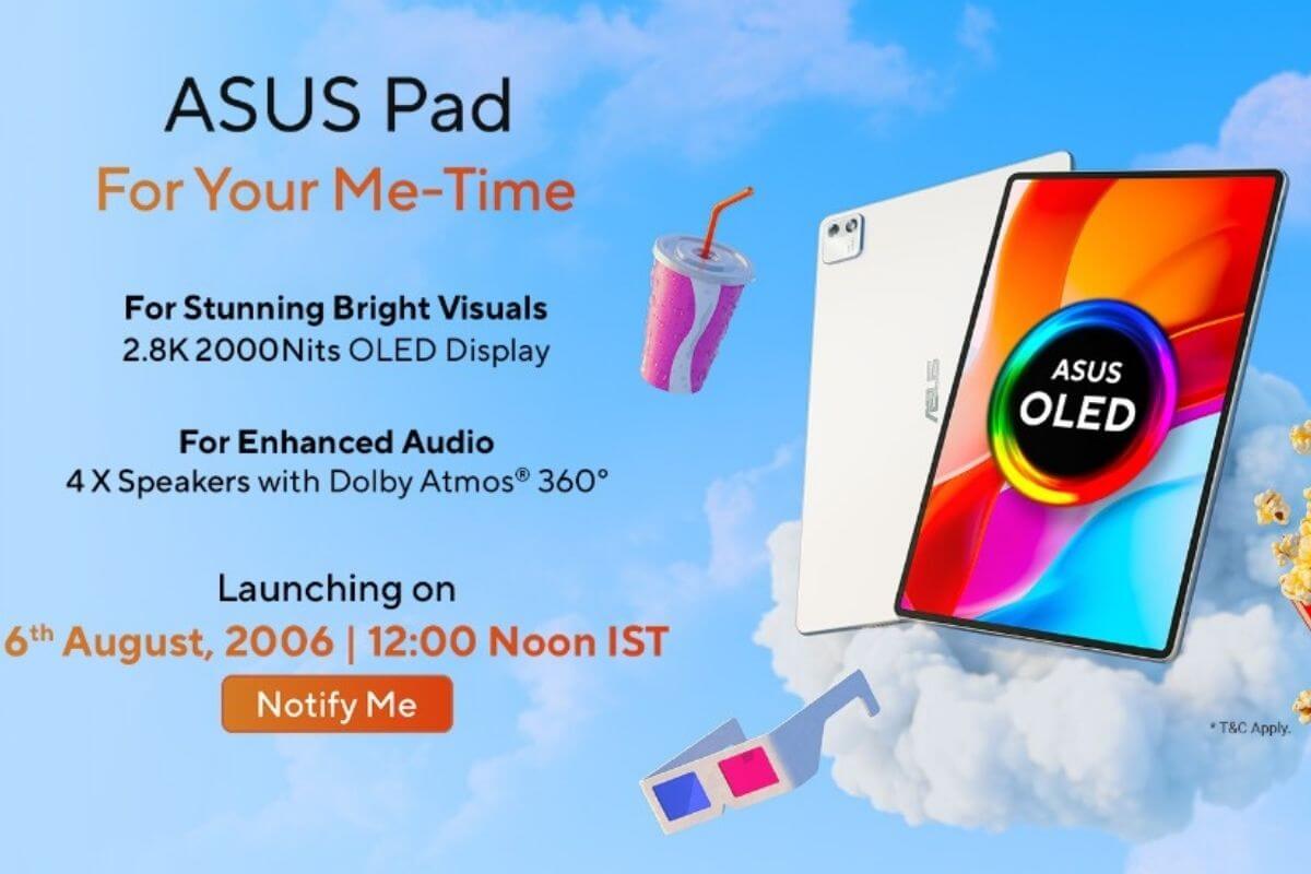 ASUS Pad T3201 with OLED Panel Teased Ahead of Launch