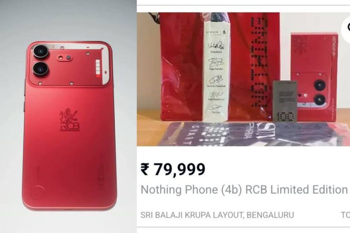 Nothing Phone 4b RCB Edition Hits OLX at 2x Its Launch Price