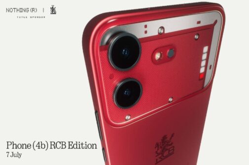 Nothing Reveals Phone 4b RCB Edition Ahead of July 7 Launch