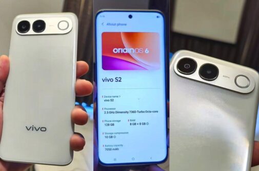 Vivo S2 Hands-On Image Shows Curved Display and OriginOS 6