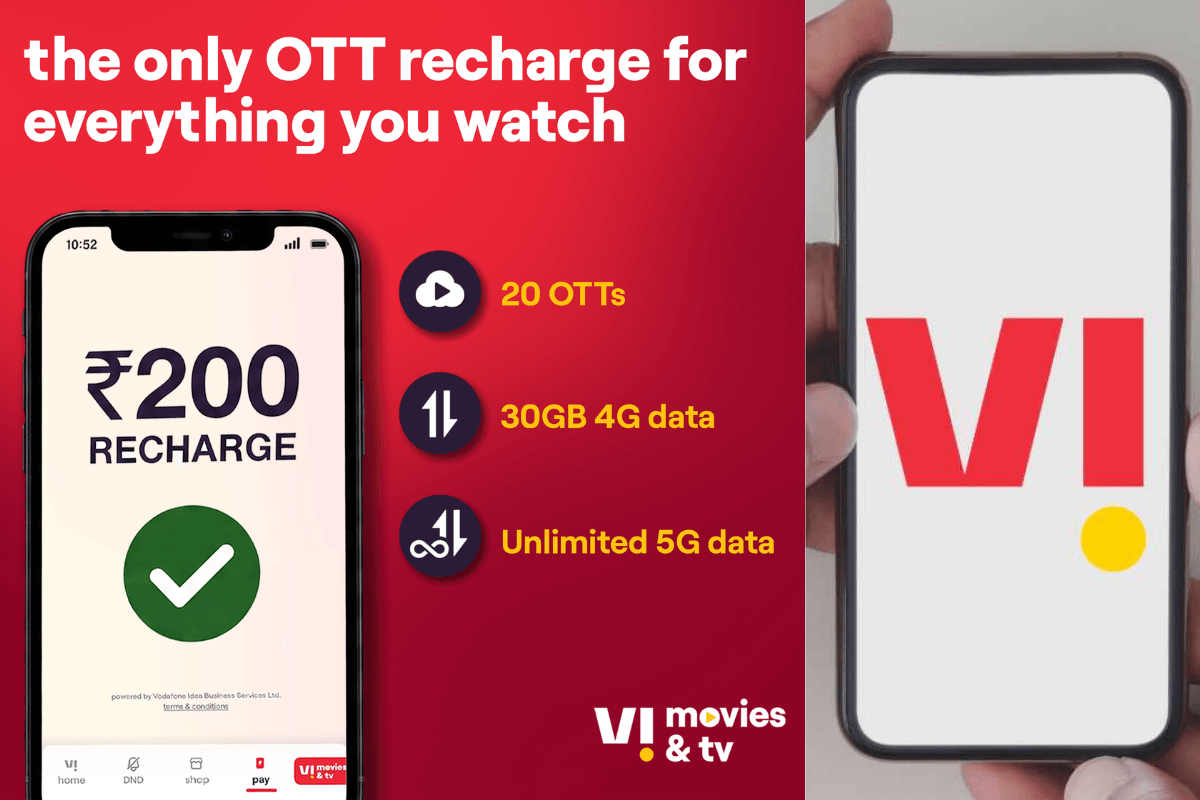 Vodafone Idea Wants to Simplify Multiple OTT Subscriptions With One Rs 200 Recharge