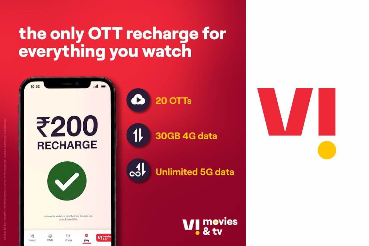 Vodafone Idea Launches Rs 200 Entertainment Pack With Access to OTT Platforms and Live TV