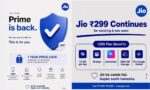 Jio Relaunches Prime Membership With Rs 300 Prime Pass and One-Year Tariff Protection