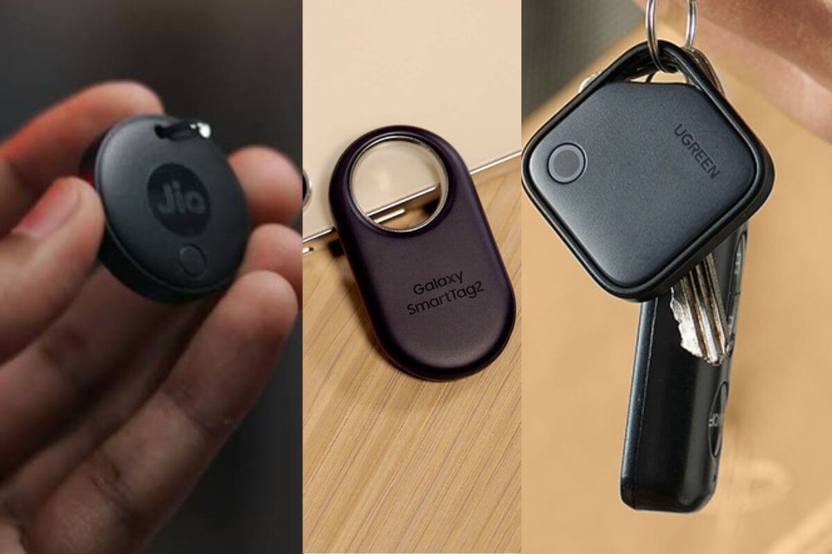 jiotag2 vs samsung smarttag2 vs ugreen finetrack1 comparison