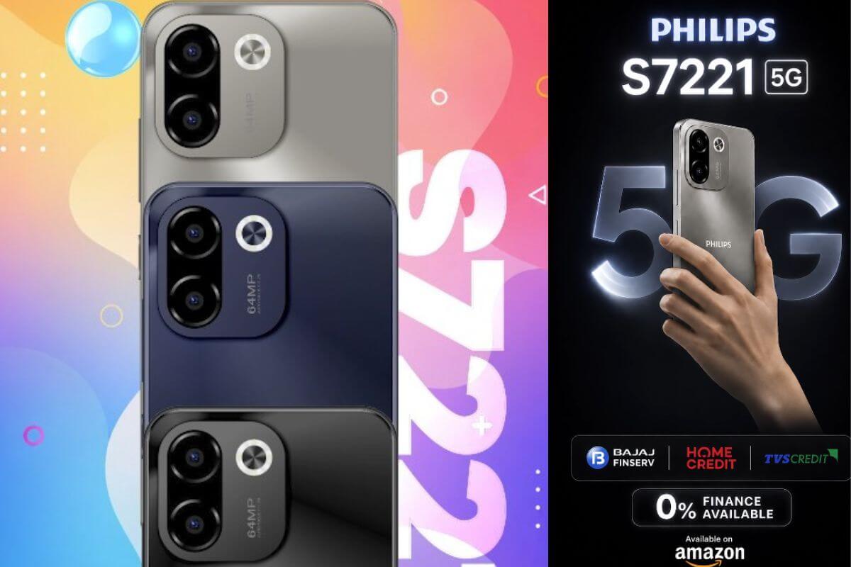 philips s72215g with unisoc t8200 64mp camera launched