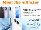 redmi note 17 5g vivo s2 launch