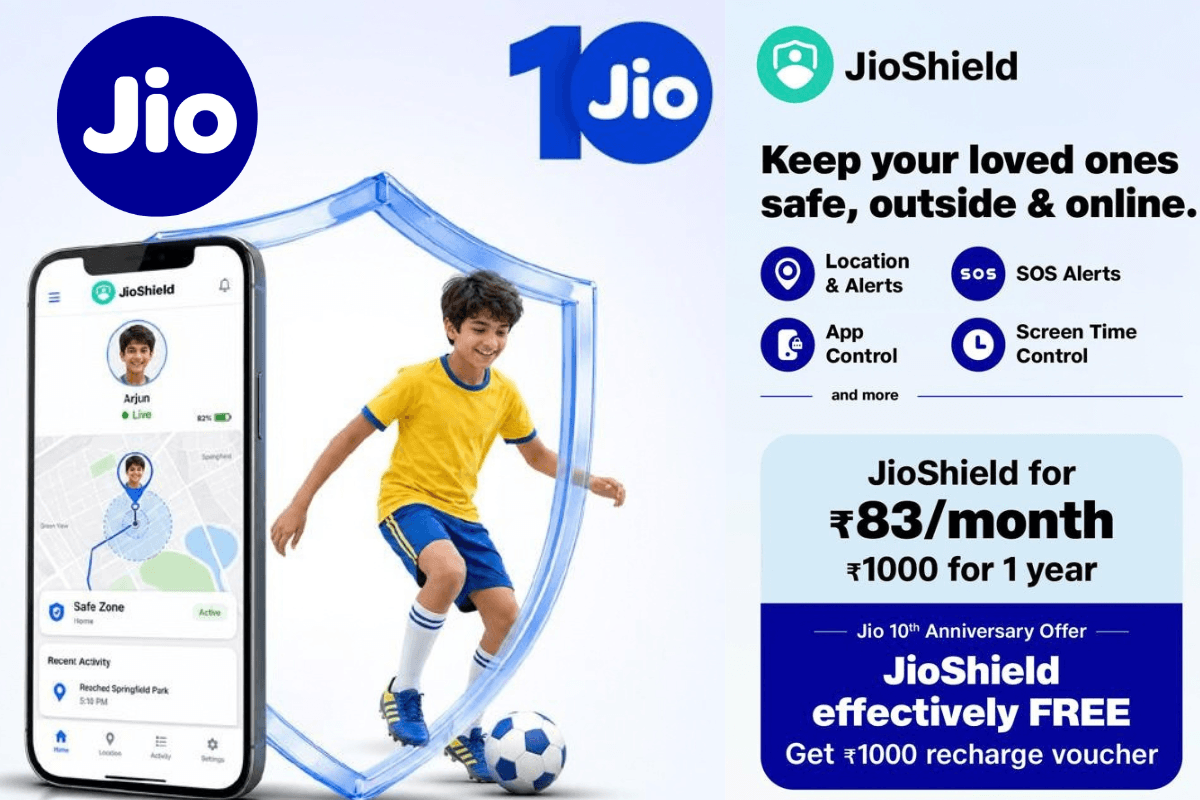 Jio Launches JioShield for Families at Rs 1,000 a Year, Offers Rs 1,000 Recharge Vouchers
