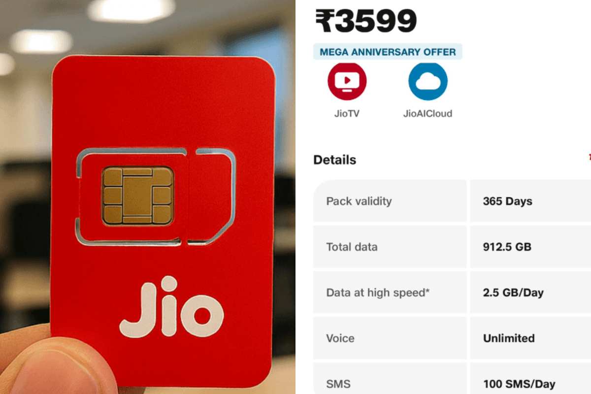 Reliance Jio Rolls Out Mega Anniversary Offer With 120GB Bonus Data, OTT Benefits and More