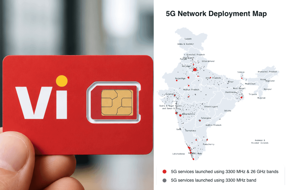 Vodafone Idea Updates 5G Network Deployment Map Across India