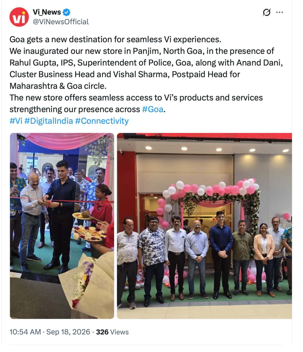 vodafone-idea-vi-new-store-panjim-goa-retail-expansion