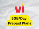 Vodafone Idea 3GB Per Day Prepaid Plans in September 2026: Detailed