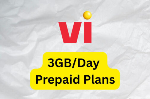 Vodafone Idea 3GB Per Day Prepaid Plans in September 2026: Detailed