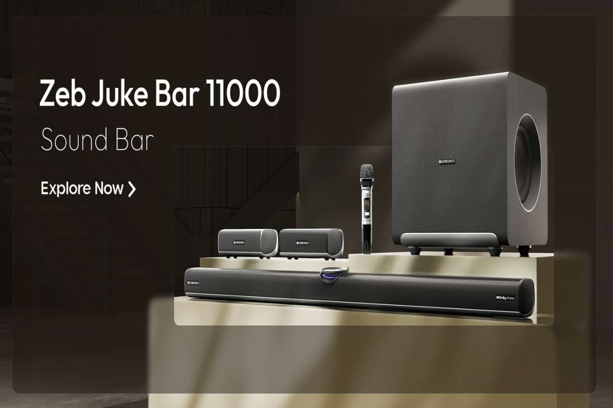 Zebronics Launches India’s First 11.2.4 Channel Soundbar for Rs 69999