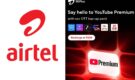 Bharti Airtel Adds YouTube Premium to Rs 200 Prepaid OTT Pack With 30GB Data