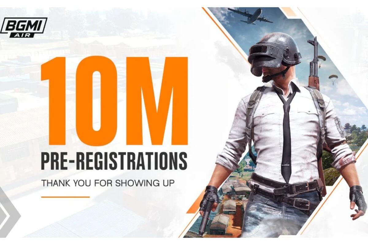 bgmiair surpasses 10million pre registrations ahead launch