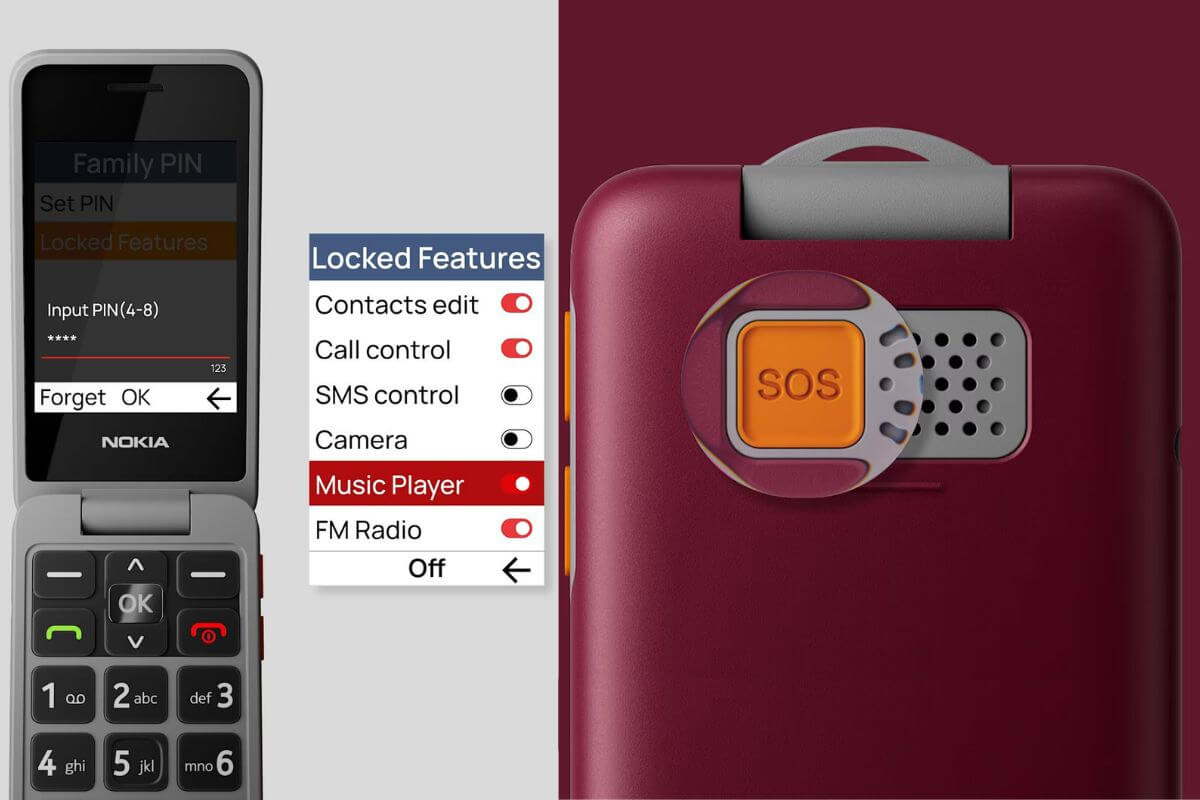 Nokia 2360 Flip Phone Launches With Dual Display, SOS Button