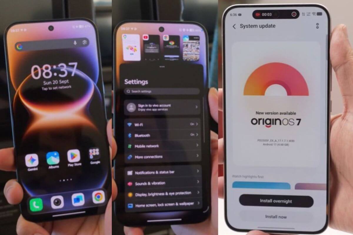OriginOS 7 Release Timeline: Eligible Phone List Revealed