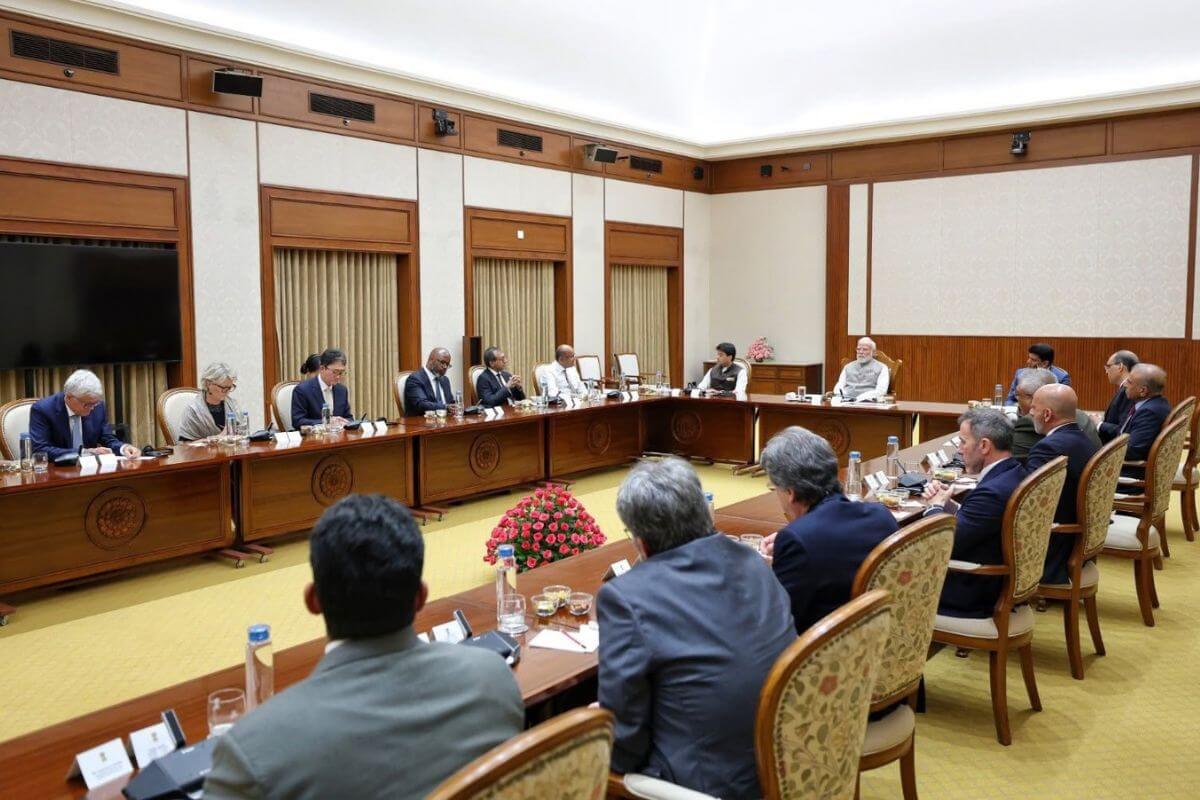 pmmodi meetsgsmaboard ahead imc2026 scindia highlights 6g and ai