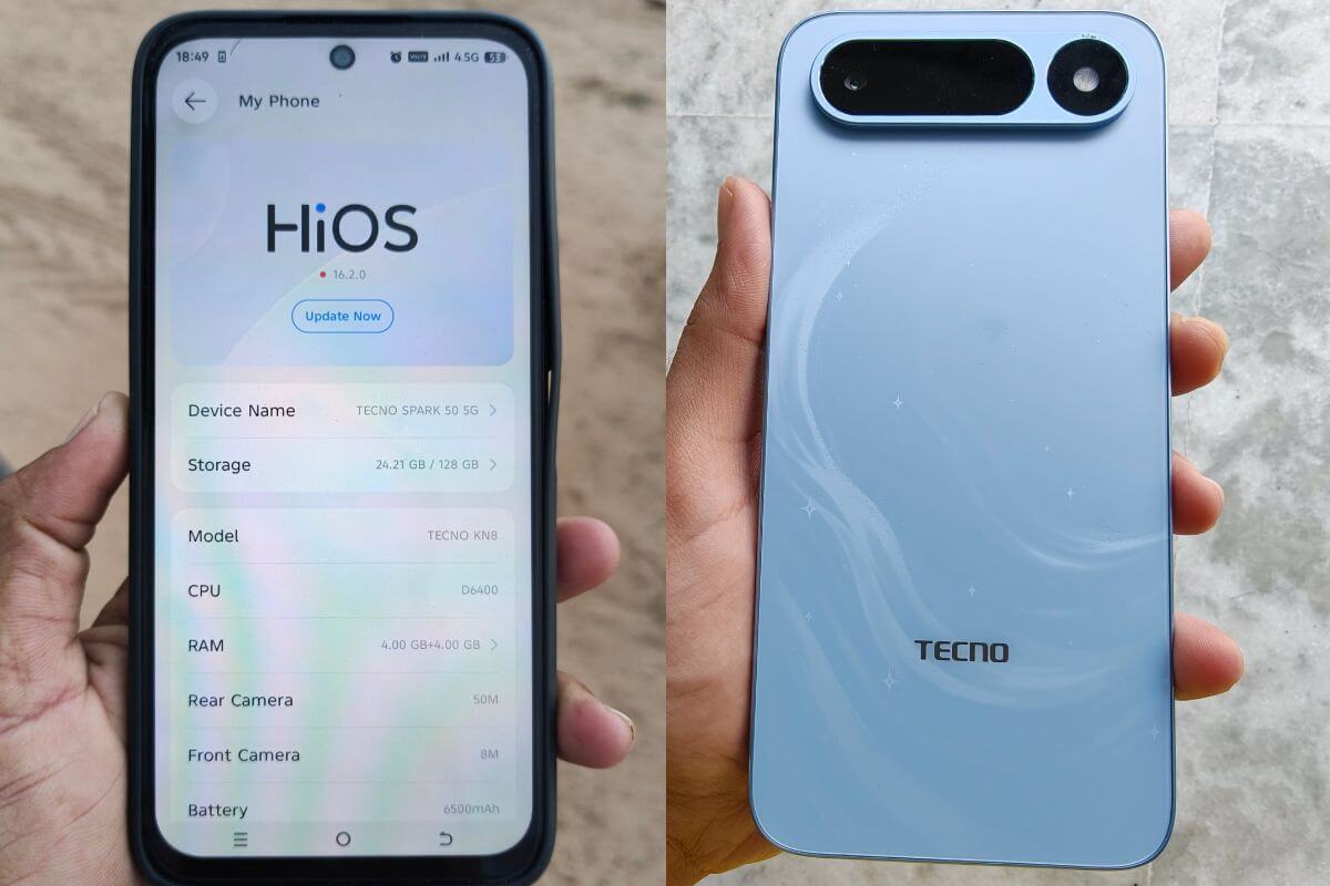 samsunggalaxyf705g vs tecnospark50s5g whats better image credits elitealliance1p, debayan roy (gadgetsdata), shambhusingh550 
