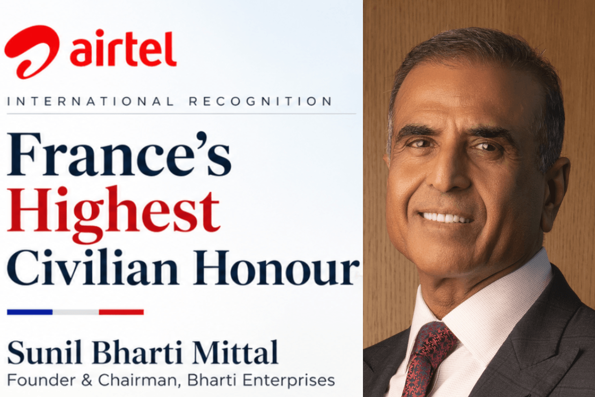 Airtel Founder Sunil Bharti Mittal Honoured With France’s Highest Civilian Distinction