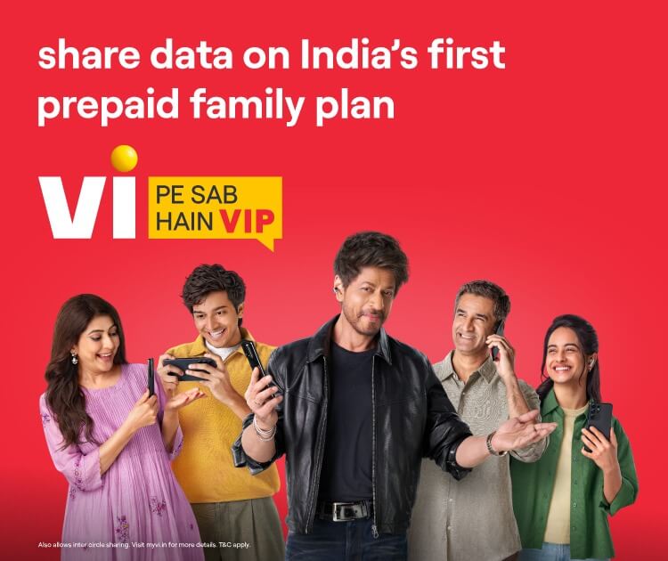 Vodafone Idea Prepaid Users Can Now Share Data With Family: Here’s How It Works